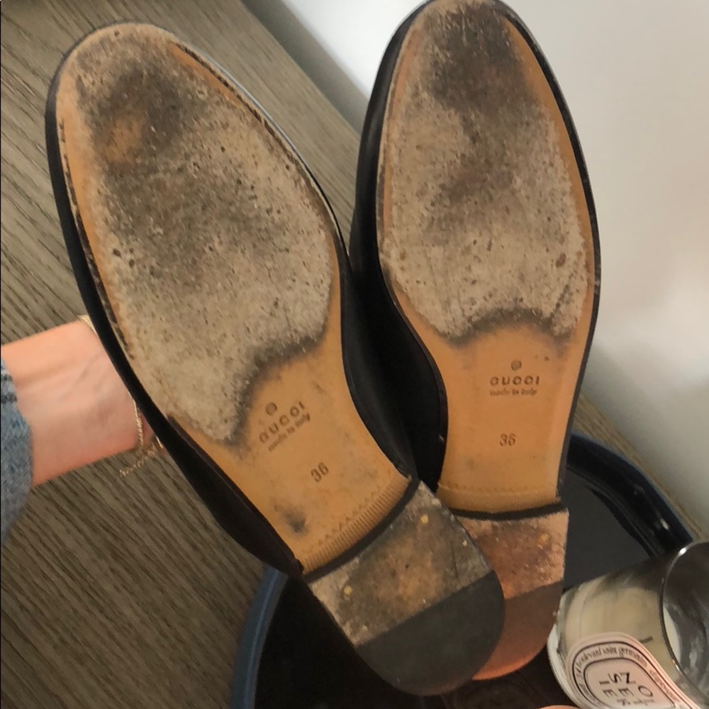 Gucci Rose Embroidered Mules - Picture 4 of 4